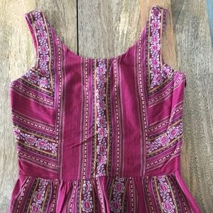 Prana Embroidered Peplum Tank